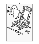 81526SZNA01 - : Seat Frame for Acura Image