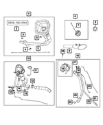 6505322AA - Fuel: Hose Clamp for Dodge: Dakota, Durango, Neon, Ram 1500, Ram 2500, Ram 3500 | Jeep: Grand Cherokee | Ram: 1500, 2500, 3500 Image
