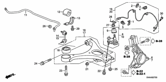 Knuckle for 2009 Honda Civic #0
