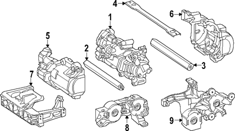 Condenser, Compressor & Lines for 2024 Mercedes-Benz EQE AMG&reg; #1