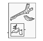 9G1Z5410009A - Body: Inner Rail for Ford: Taurus | Lincoln: MKS | Mercury: Sable Image