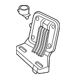 61215A63709 - : Battery Hold Down Bracket for BMW Image