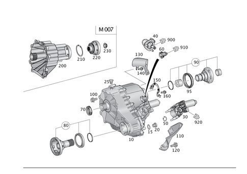 Complete Transfer Case for 2014 Mercedes-Benz ML63 AMG #0