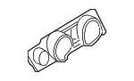 8R3Z63044D70JA - Body: Cluster Bezel for Ford: Mustang Image