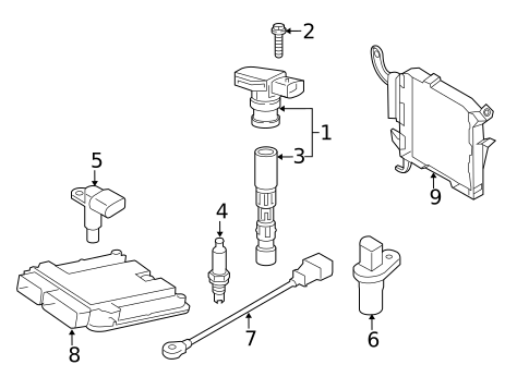 Powertrain Control for 2019 Audi A4 Quattro #1