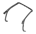 6325153040 - : Weatherstrip for Lexus: IS250, IS350 Image