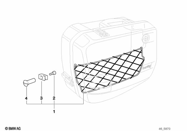 7119907592 - Frame and Mounting Parts: Fillister Head Screw - M4X10 for BMW-Motorrad Image