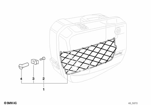 Luggage System for 1987 BMW-Motorrad K 75 C #4
