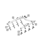 68630306AA - Fuel and Accelerator Pedal: Fuel Rail for Dodge: Challenger Image