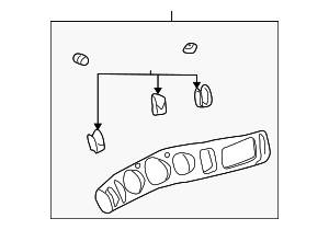 25760535 - : Part# 25760535 Plate for Buick: LeSabre Image
