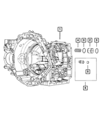 68008550AB - Automatic Transaxle 6 Speed: Transaxle Case for Mopar Image