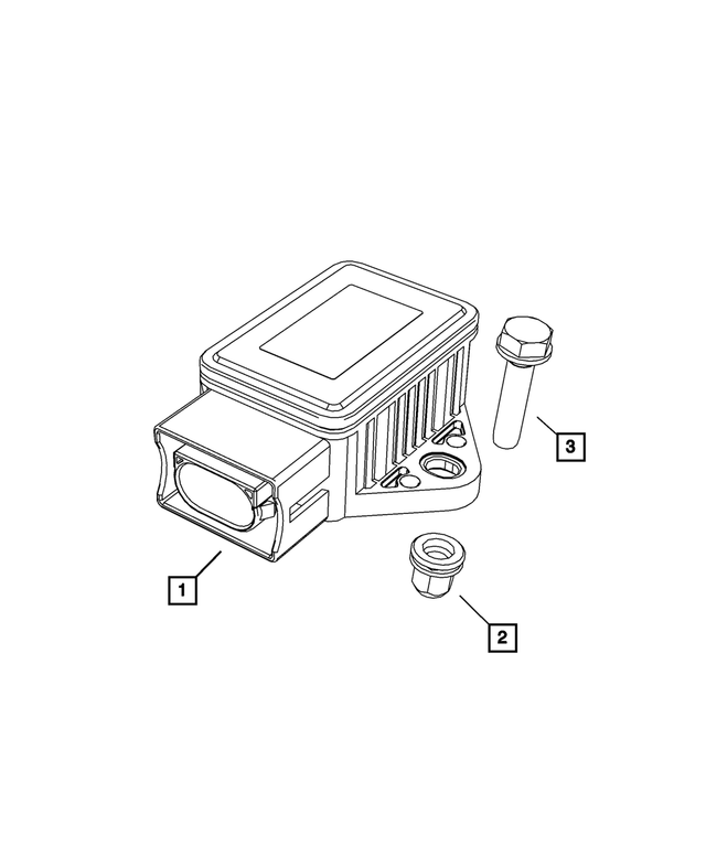 68073504AA - Electrical: Yaw Rate Sensor for Mopar Image