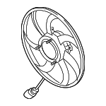 1K0959455FR - Cooling System: Fan &amp; Motor for Volkswagen: Beetle, CC, Eos, Golf, Golf R, GTI, Jetta, Passat, R32, Rabbit, Tiguan, Tiguan Limited Image