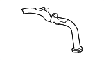 YF1Z8555AA - Cooling System: By-Pass Pipe for FORD Image