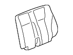 8890434900 - : Seat Back Cover for Isuzu Image