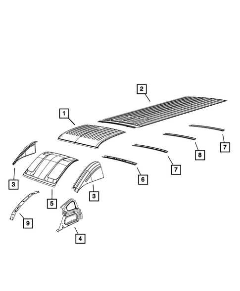 Roof for 2019 Ram ProMaster 1500 #0