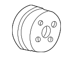 14091833 - Cooling System: Pulley for Buick: Century, Regal, Rendezvous, Skylark, Terraza | Cadillac: Cimarron | Chevrolet: Beretta, Cavalier, Celebrity, Corsica, Equinox, Impala, Lumina, Lumina APV, Malibu, Monte Carlo, Uplander, Venture | Oldsmobile: Achieva, Alero, Cutlass, Cutlass Ciera, Cutlass Cruiser, Cutlass Supreme, Firenza, Silhouette | Pontiac: 6000, Aztek, G6, Grand Am, Grand Prix, Montana, Sunbird, Torrent, Trans Sport | Saturn: Relay Image