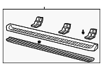 1L2Z16450AAC - Body: Running Board for Ford: Explorer | Mercury: Mountaineer Image