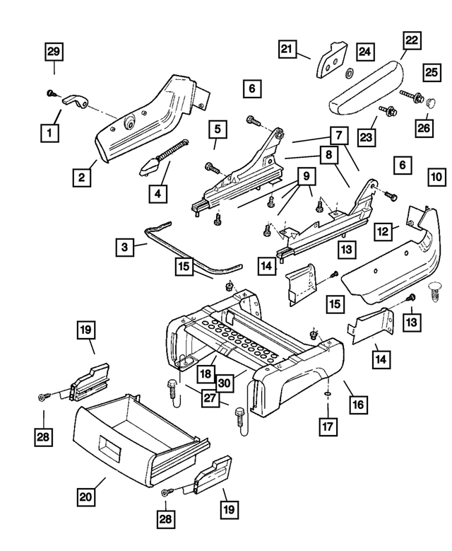 4477472 - Interior Trim: Recliner Handle for Mopar Image