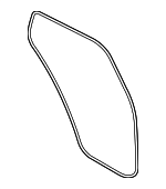 9Y3839911A - Body: Door Weather-strip for Porsche Image