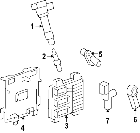 Ignition System for 2024 Chevrolet Traverse #0
