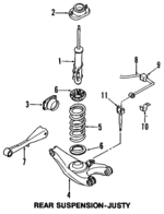 721050270 - : Stabilizer Bar Clamp for Subaru Image