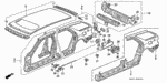 74494SM4010 - Body/Air Conditioning: SPRING, FUEL LID OPENER for Honda Image