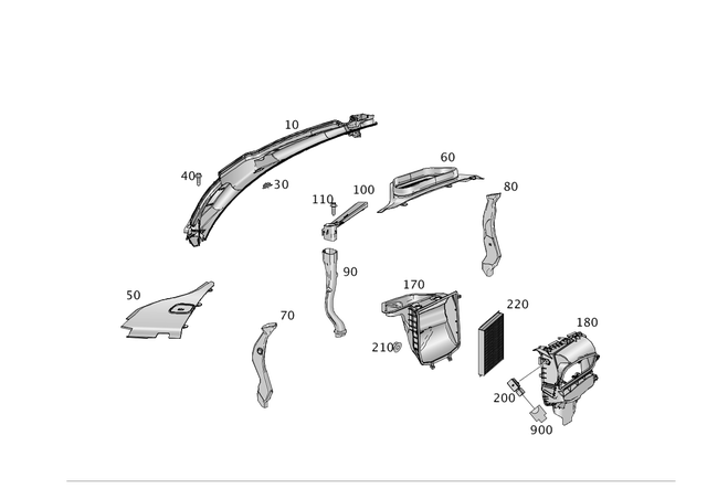 815 - Heating and Ventilation: Tapping Screw for Mercedes-Benz Image
