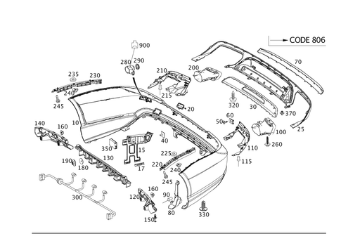 Rear Bumper for 2016 Mercedes-Benz SL 400 #0