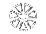 4261A50073 - : Wheel, Alloy for Lexus Image