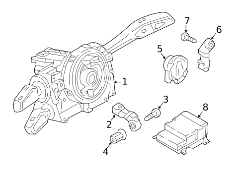 Air Bag Components for 2025 Audi A4 allroad #1