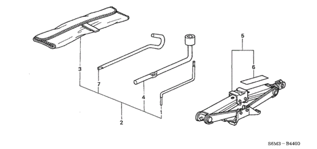 Tool - Jack for 2005 Acura RSX #0