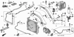 934030803008 - Body/Air Conditioning: BOLT-WASHER (8X30) for Honda Image