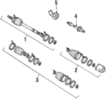 E92Z3B436A - Suspension: Axle Assembly for Ford: Probe Image