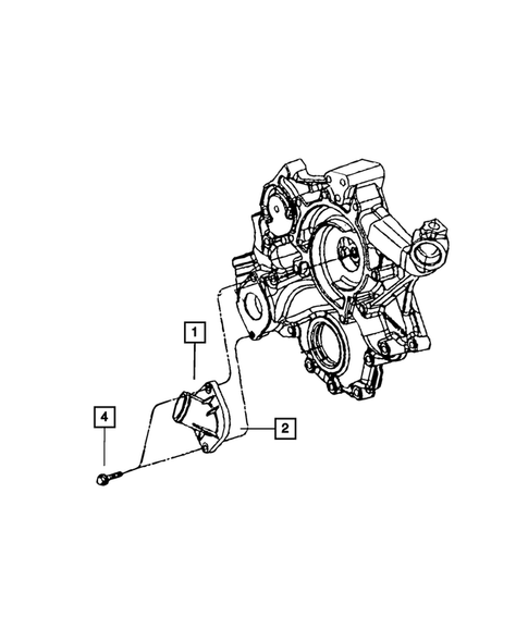 Water Pump and Related Parts for 2012 Jeep Liberty #1