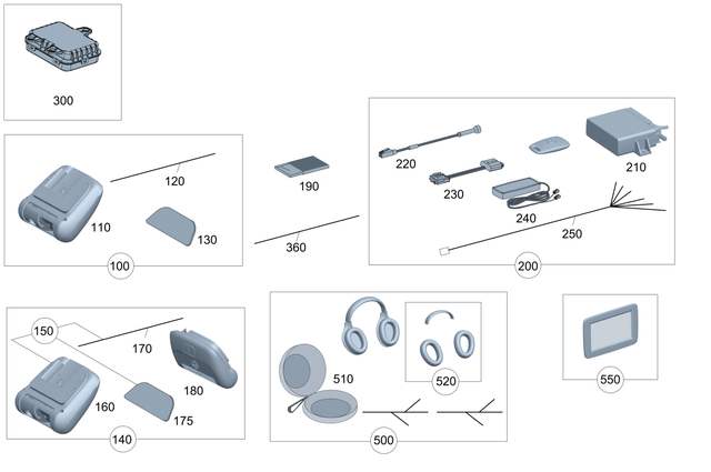 2138202304 - Electrical Components and Telematics: Electric Line for Mercedes-Benz: CLS450, CLS53 AMG, E300, E350, E43 AMG, E53 AMG, E63 AMG S, GLC300, GLC43 AMG, GLC63 AMG, GLC63 AMG S, GLE350, GLE450, GLE450e, GLE53 AMG, GLE580, GLE63 AMG S, GLS450, GLS580, GLS63 AMG, Maybach GLS600 Image