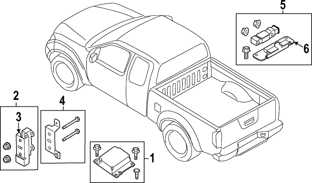 2012-2014 Nissan Side Impact Sens 98830-9BD8A | OEM Parts Online