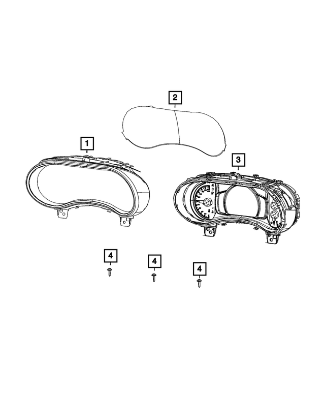 68454145AF - : Instrument Panel Cluster for Mopar Image