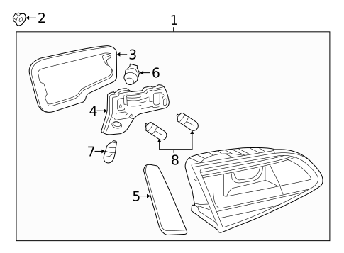 Backup Lamps for 2015 Volkswagen Golf #0