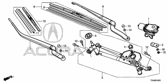 Front Windshield Wiper for 2013 Acura RDX #0