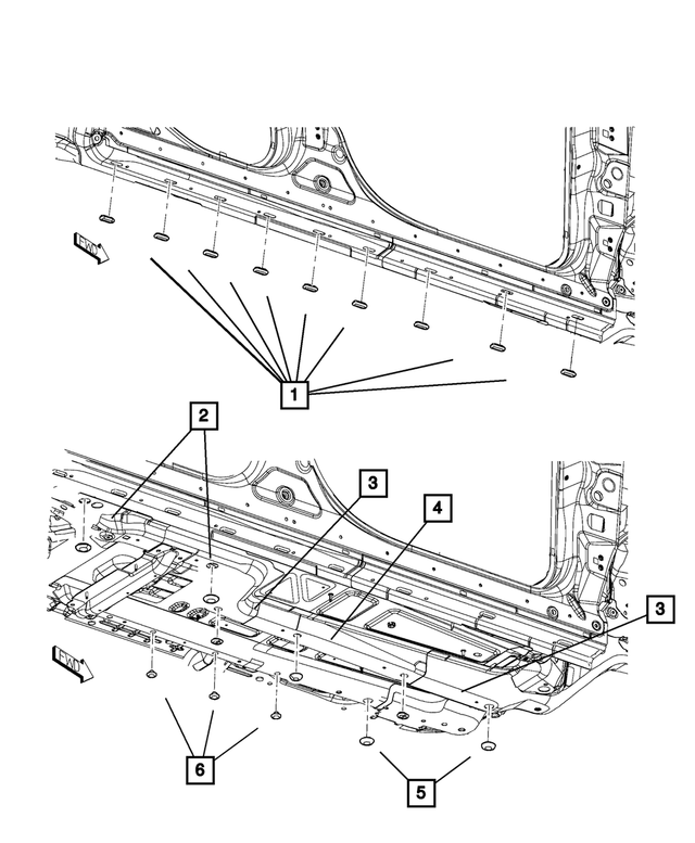 « 68190672AA – Body Sheet Metal Except Doors : Adhesif, Droit Ou Gauche pour Mopar Image »