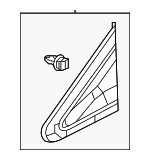 75490TS8A21 - : Pillar Trim for Honda Image