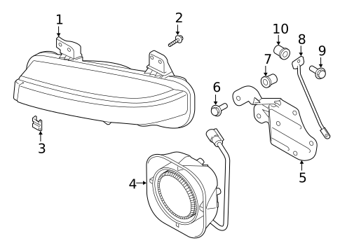 Signal Lamps for 2021 Ford Police Interceptor Utility #0