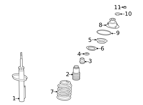 Struts & Components for 1999 Porsche 911 #3