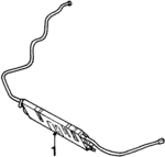 F7OY3D746A - Cooling System: Power Steering Cooler for Lincoln: Continental Image