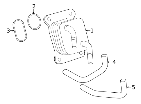 Oil Cooler for 2020 Toyota Tacoma #0