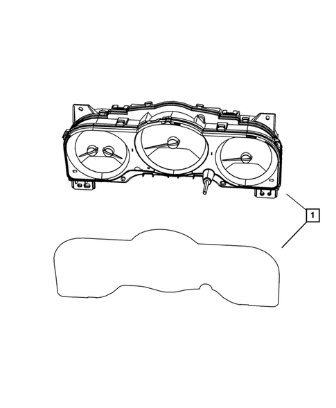 Instrument Panel Cluster for 2010 Jeep Liberty #0