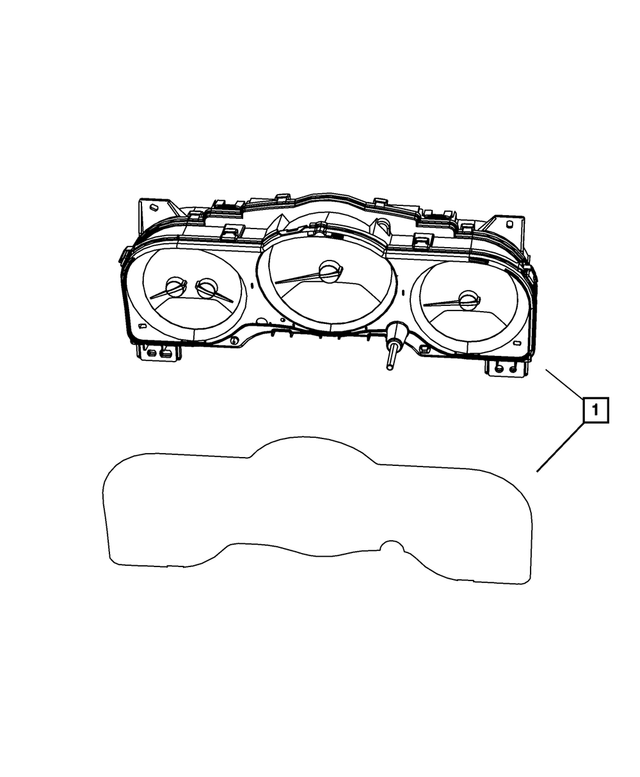 5172865AF - Electrical: Instrument Panel Cluster for Mopar Image