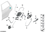 51228497639 - : Adapter For Support Member, Rear Left for BMW Image