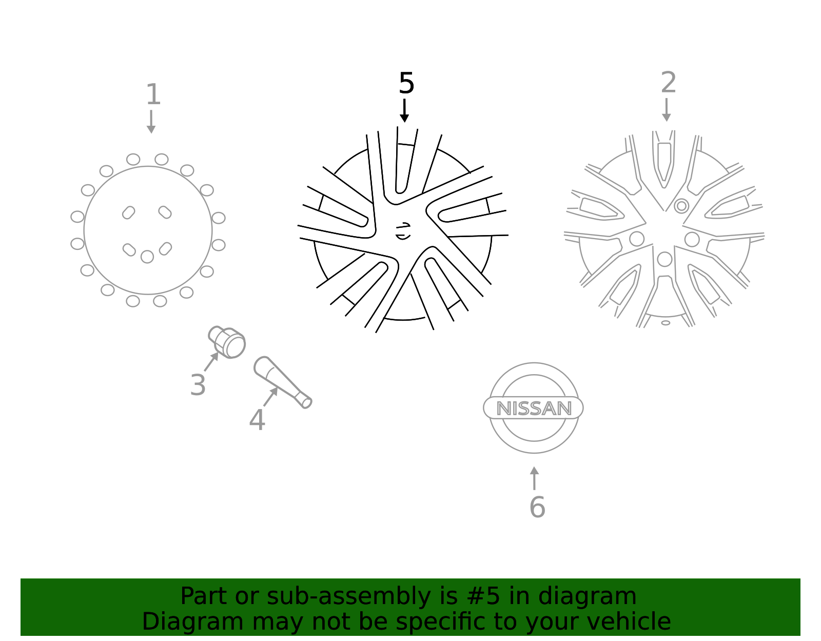Wheel Cover | Official Nissan Parts Store